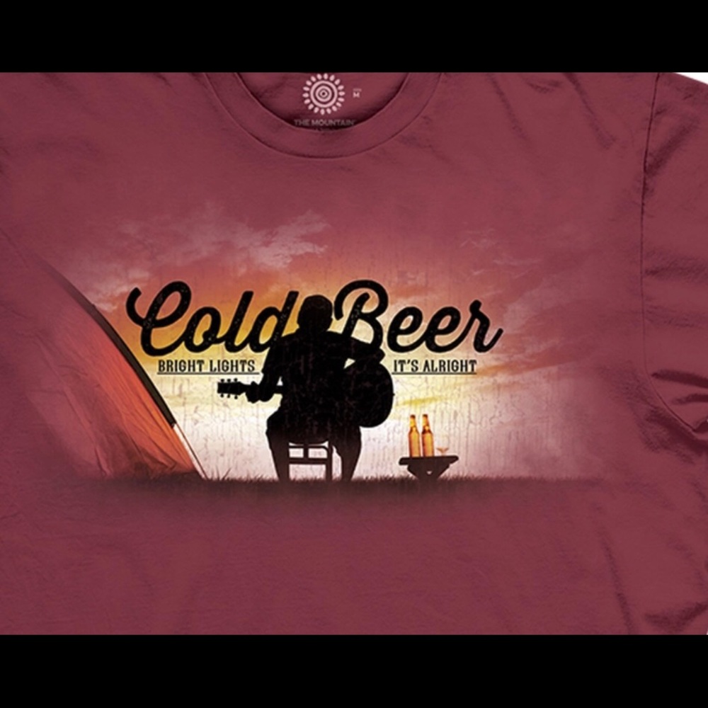 Cold Bear The Mountain Graphic T Shirt Size 5XL